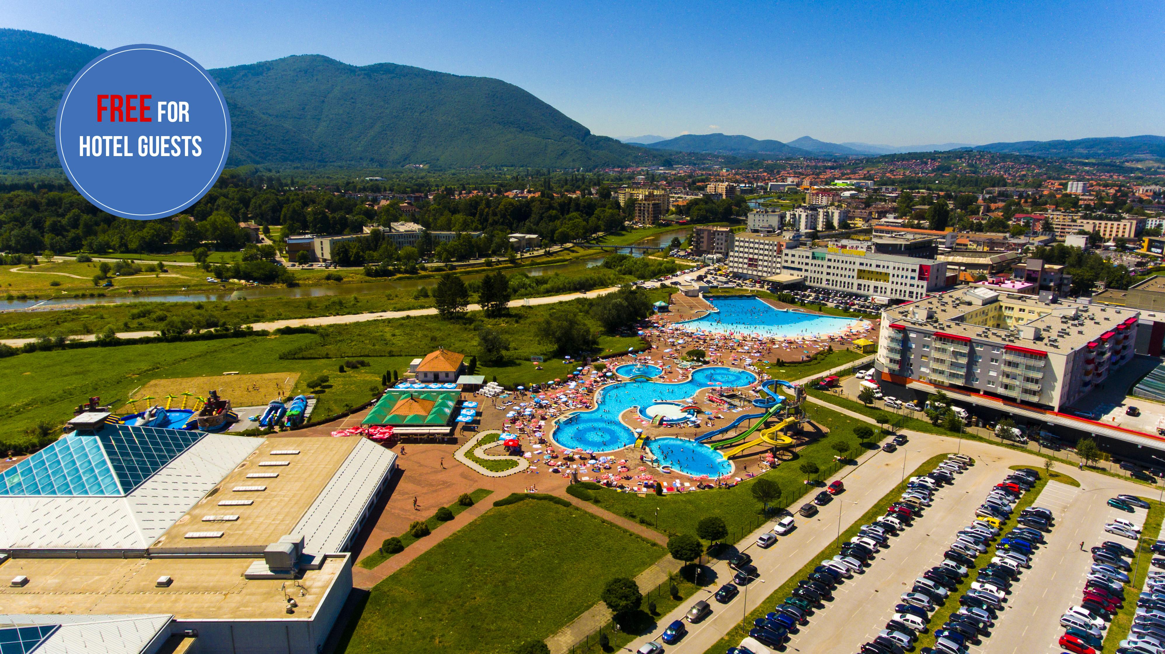 Hotel Hills Sarajevo Congress & Thermal Spa Resort Ilidža Luaran gambar View of the complex